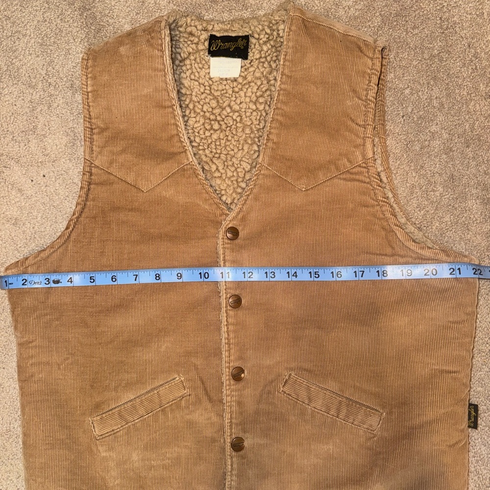 Vintage Wrangler Sherpa Vest - Picture 4 of 6